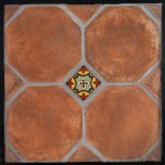 12x12 Rustic Octagon 5x5 Flower Deco Cotto Gold 4x4 Malibu Tile